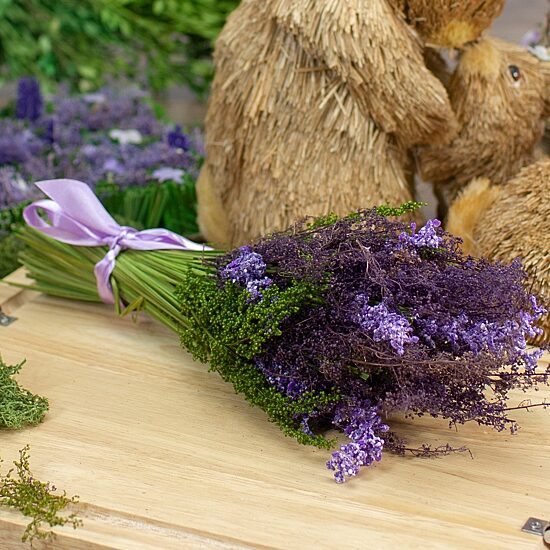 Northlight 12in Lavender Bouquet Floral Arrangement