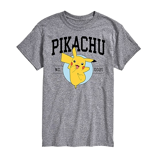 Womens Juniors Crew Neck Short Sleeve Regular Fit Pokemon Graphic T-Shirt