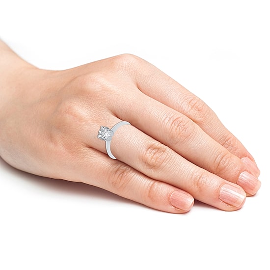 1 1/4 CT. Lab-Grown (G / SI2) Diamond Round Solitaire Engagement Ring In 14k Gold