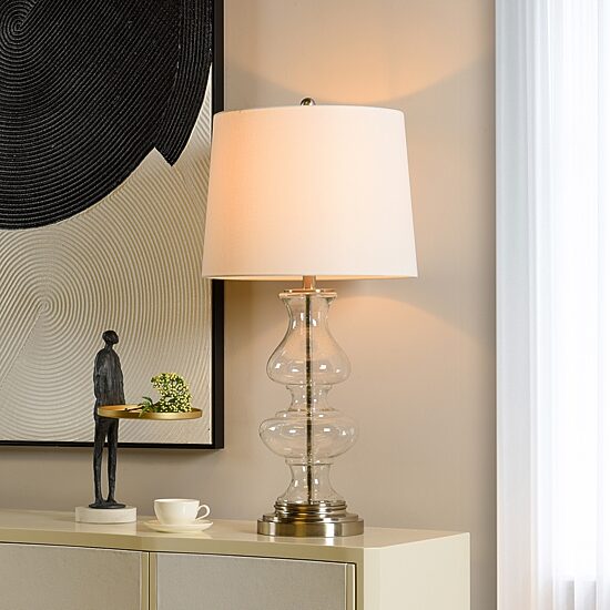 Stylecraft 32" Timeless Glass Table Lamp