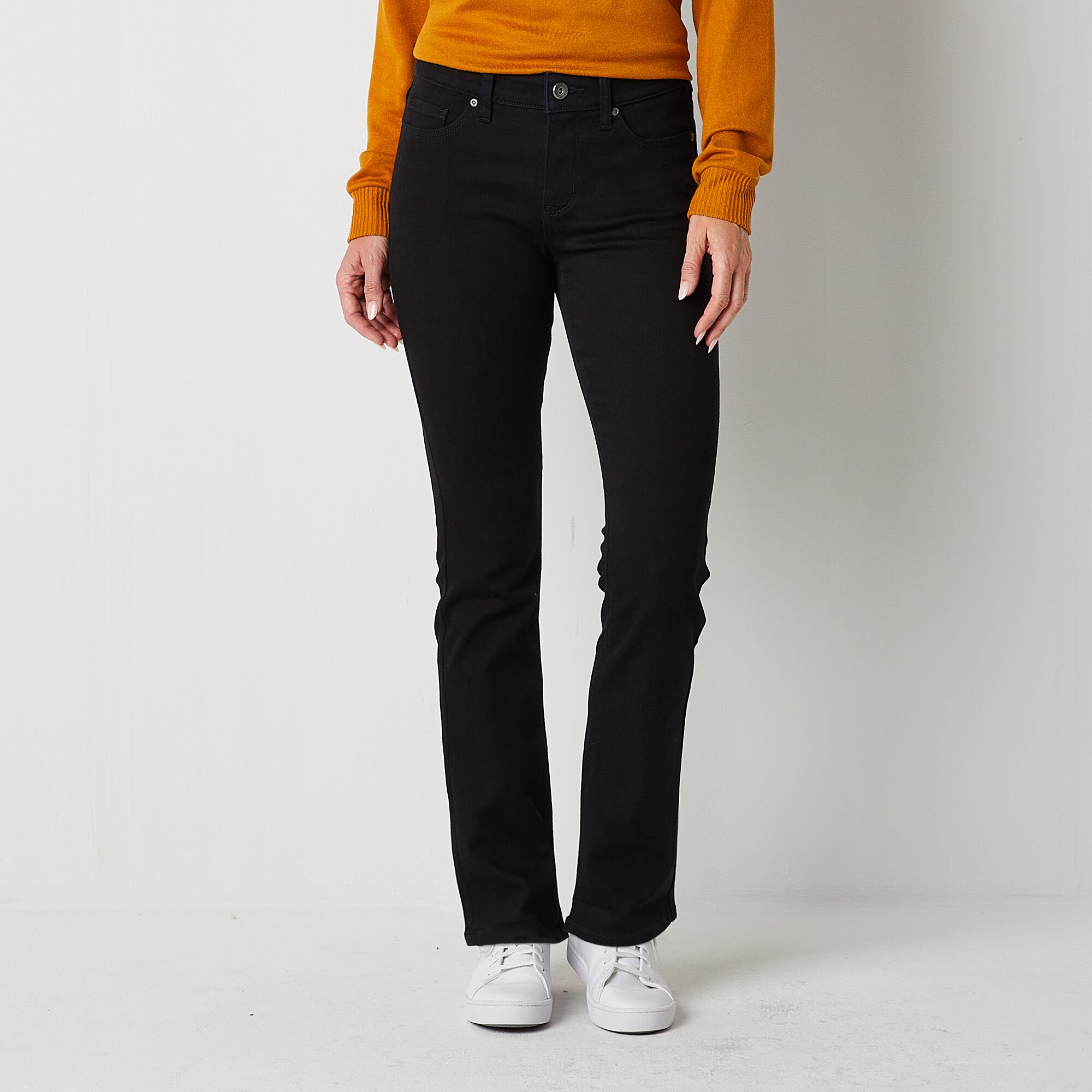 St. John's Bay Womens Tall Mid Rise Bootcut Jean