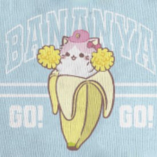 Bananya Little & Big Kid Girls Crew Neck Sleeveless Tank Top
