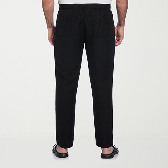Cubavera 30" Inseam Linen Mens Regular Fit Big and Tall Drawstring Pant