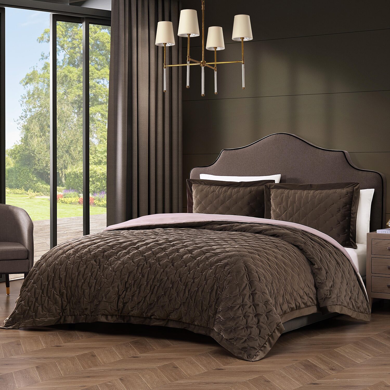 Bebejan Velvet 3-pc. Midweight Reversible Comforter Set