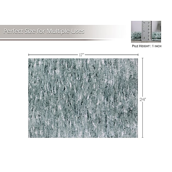 Home Weavers Inc Cloud Comfort Bath Rug 17x24 Rug