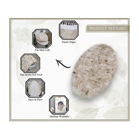 Home Weavers Inc Cloud Comfort Bath Rug 18x18 Rug