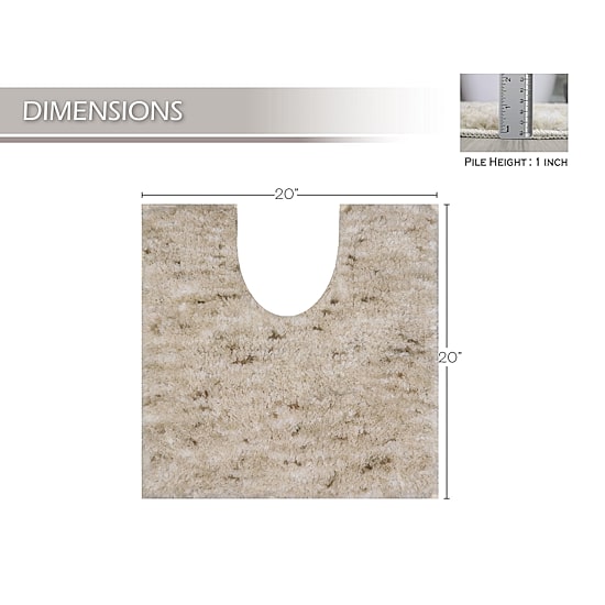 Home Weavers Inc Cloud Comfort Bath Rug 20x20 Rug