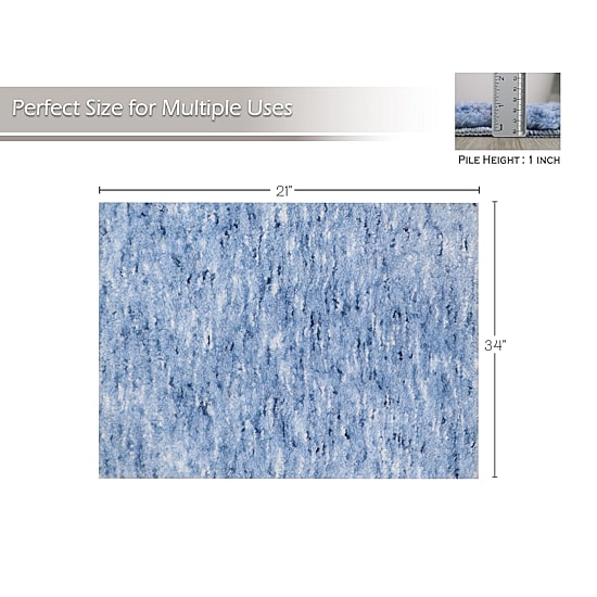 Home Weavers Inc Cloud Comfort Bath Rug 21x34 Rug