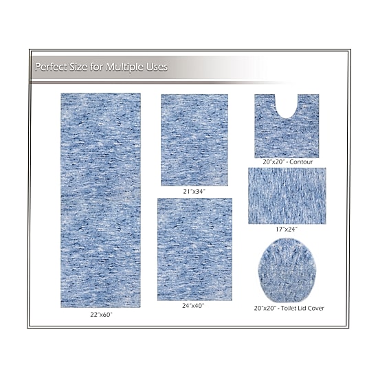 Home Weavers Inc Cloud Comfort Bath Rug 22x60 Rug