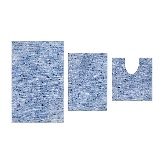 Home Weavers Inc Cloud Comfort Bath Rug 3 Pc 172120 Rug