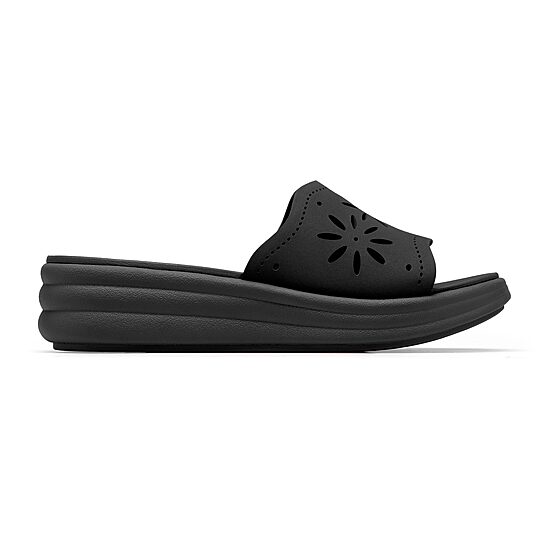 Clarks Cloudsteppers Womens Drift Floral Wedge Sandals