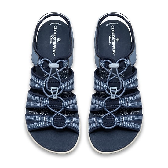 Clarks Cloudsteppers Womens Mira Mabel Adjustable Strap Flat Sandals