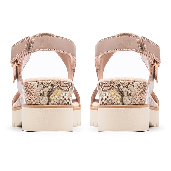 Clarks Womens Diaz Rose Wedge Sandals
