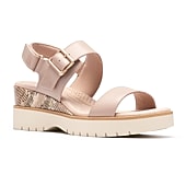 Clarks Womens Diaz Rose Wedge Sandals