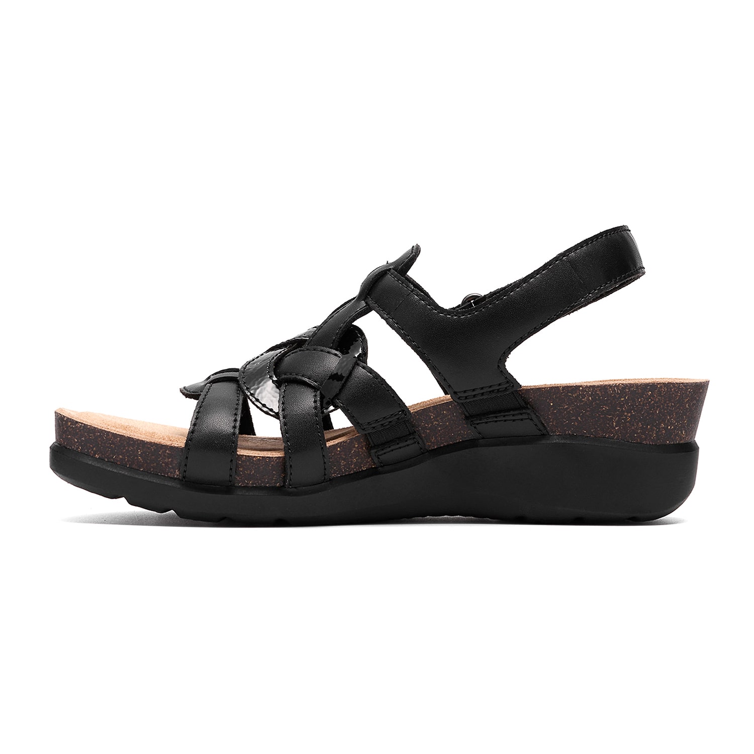 Clarks Womens Calenne Gracie Wedge Sandals