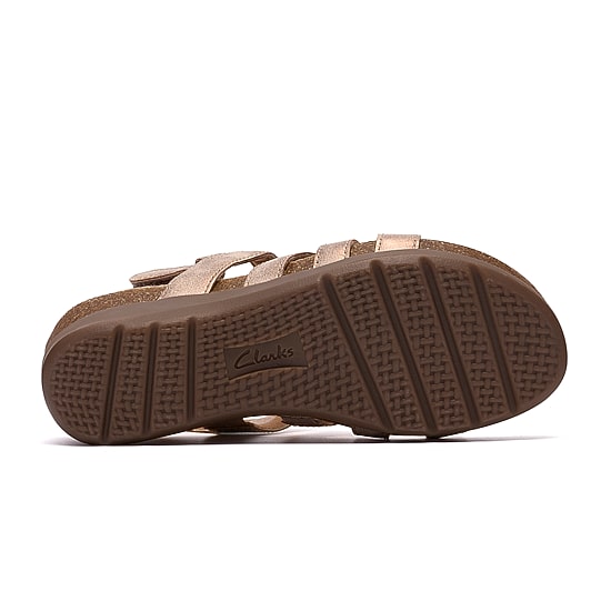 Clarks Womens Calenne Gracie Wedge Sandals
