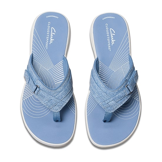 Clarks Cloudsteppers Womens Breeze Sea Flip-Flops