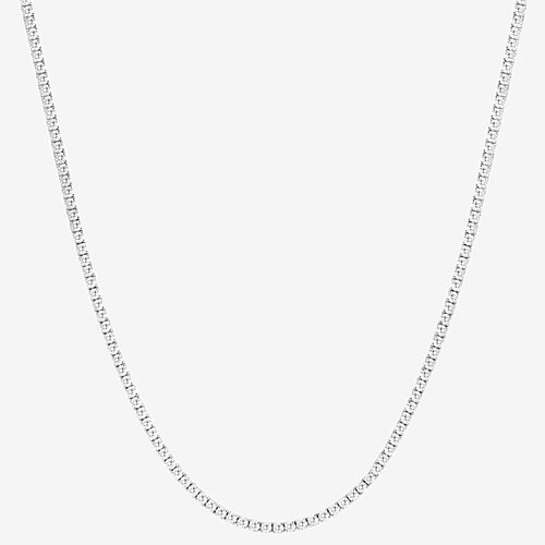 (Vs1-Vs2) Womens 8 Ct. Lab Grown White Diamond 14K Gold 16 Inch Tennis Necklace, One Size, White