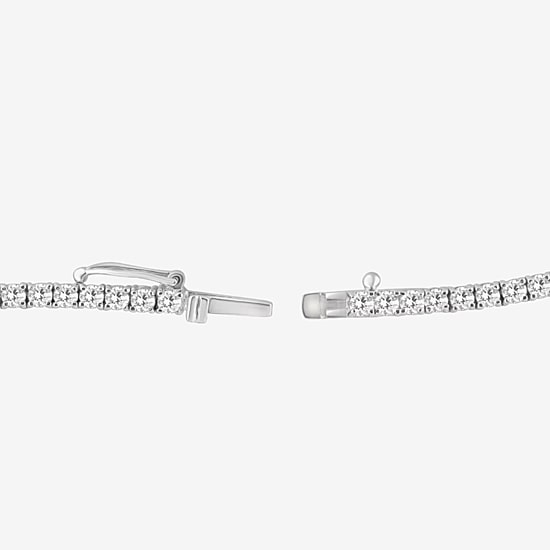 (Vs1-Vs2) Womens White Diamond 14K Gold 16 Inch Tennis Necklace