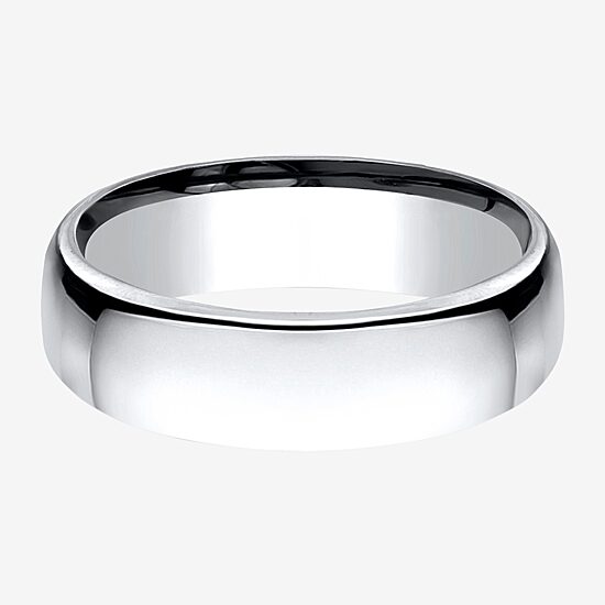  Mens Comfort Fit 6.5mm Polished Cobalt Wedding Band