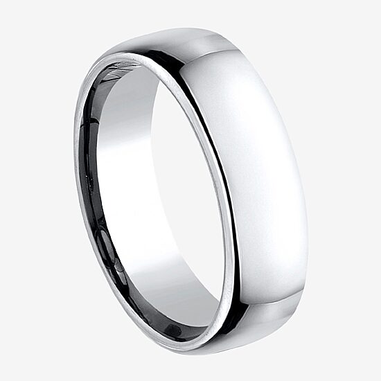  Mens Comfort Fit 6.5mm Polished Cobalt Wedding Band