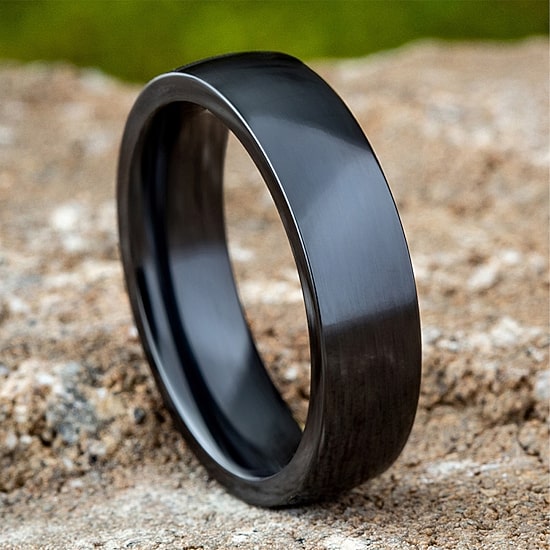 Mens 6MM Titanium Wedding Band