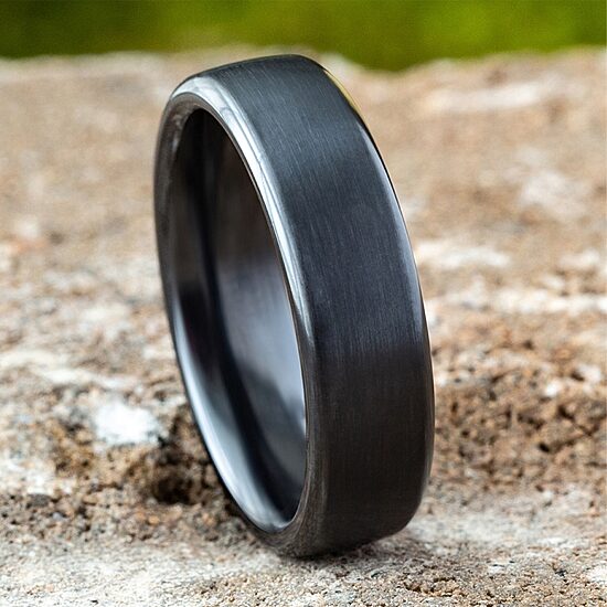 Mens 6MM Titanium Wedding Band