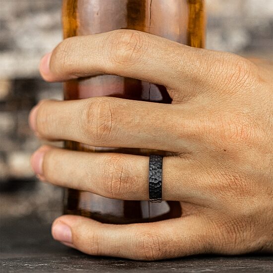 Mens 6.5MM Titanium Wedding Band