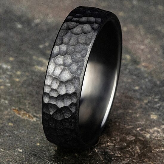 Mens 6.5MM Titanium Wedding Band