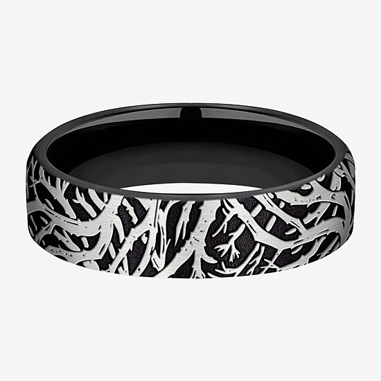 Mens 6.5MM Titanium Wedding Band