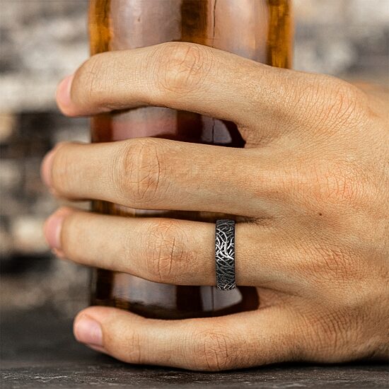 Mens 6.5MM Titanium Wedding Band