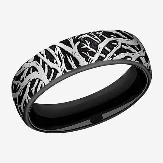 Mens 6.5MM Titanium Wedding Band