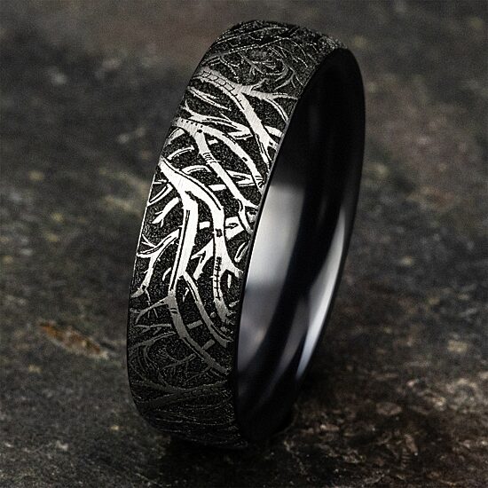 Mens 6.5MM Titanium Wedding Band