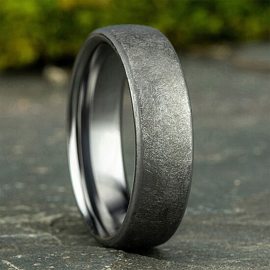 Mens 6.5MM Tantalum Wedding Band