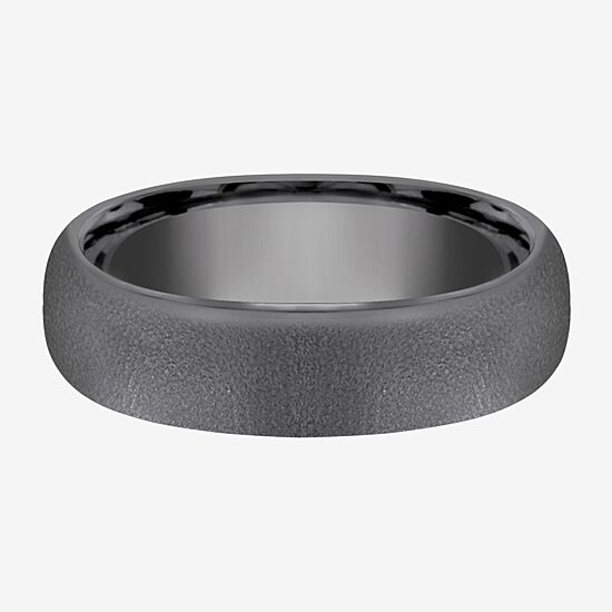Mens 6.5MM Tantalum Wedding Band