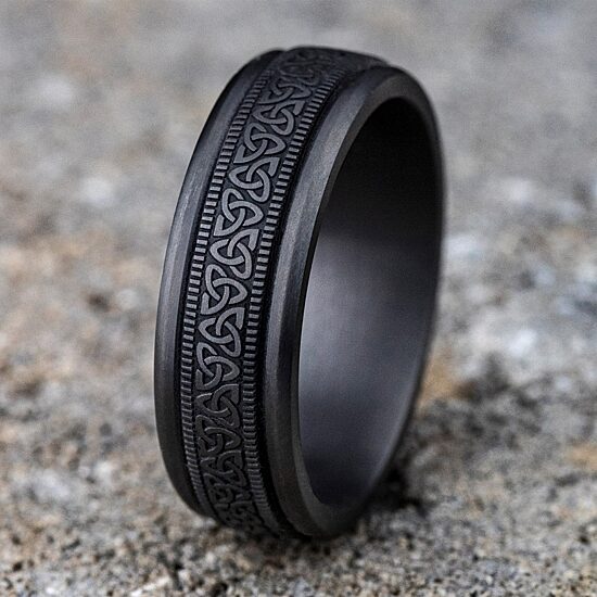 Mens 7MM Tantalum Wedding Band