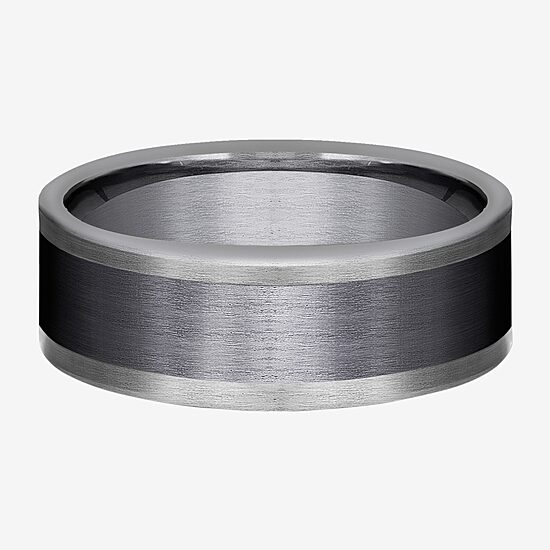 Mens 8MM Tantalum Titanium Wedding Band