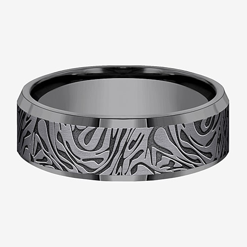 Mens 7MM Tantalum Wedding Band, 12