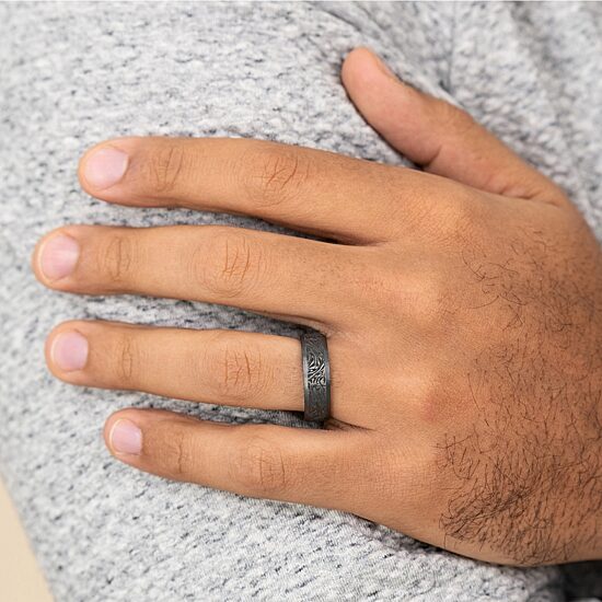 Mens 7MM Tantalum Wedding Band