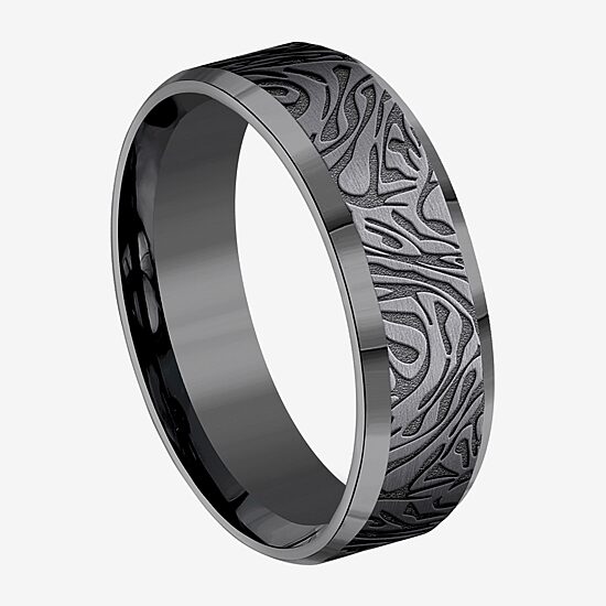 Mens 7MM Tantalum Wedding Band