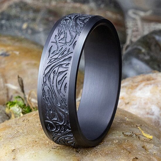 Mens 7MM Tantalum Wedding Band