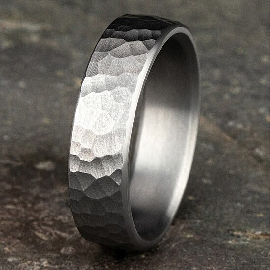 Mens 6.5MM Tantalum Wedding Band
