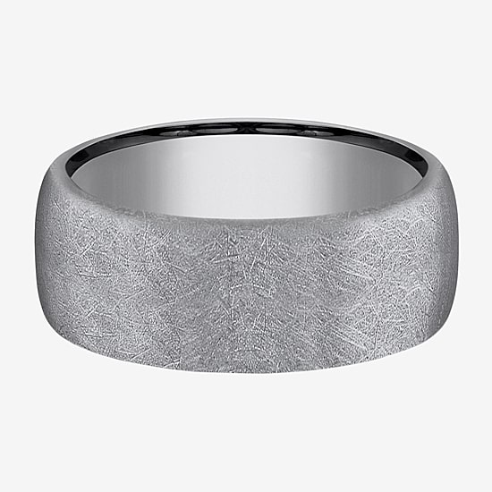 Mens 8MM Tantalum Wedding Band