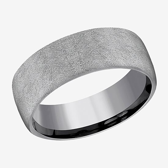 Mens 8MM Tantalum Wedding Band