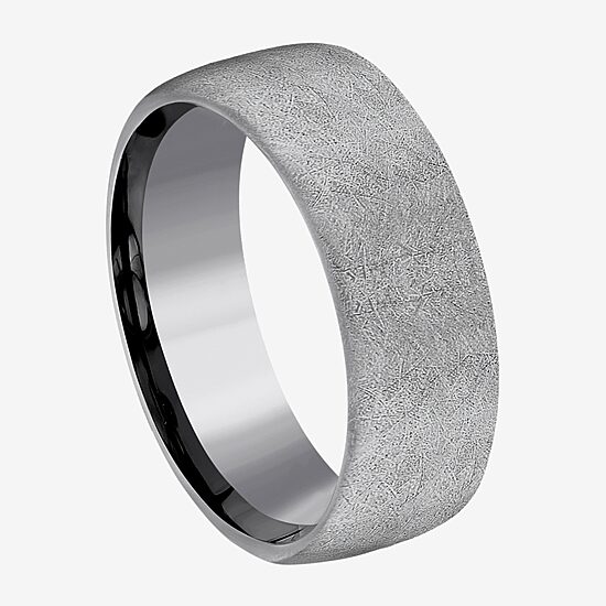 Mens 8MM Tantalum Wedding Band