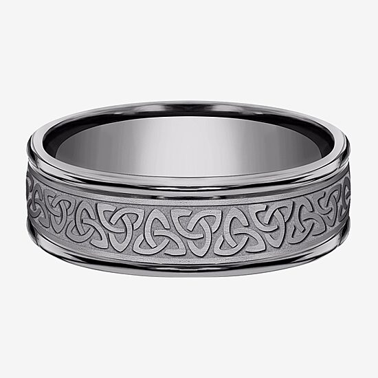 Mens 7MM Tantalum Wedding Band