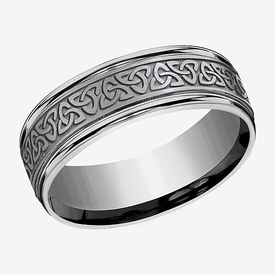 Mens 7MM Tantalum Wedding Band