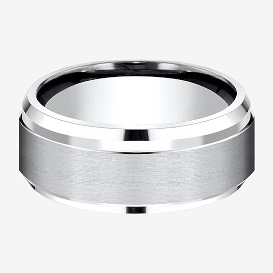 Mens 9mm Cobalt Wedding Band