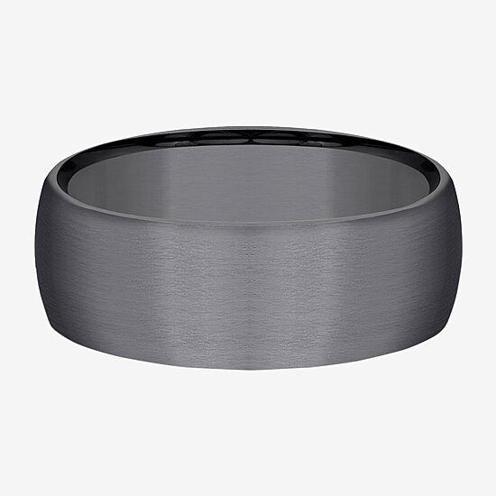 Mens 8MM Tantalum Wedding Band