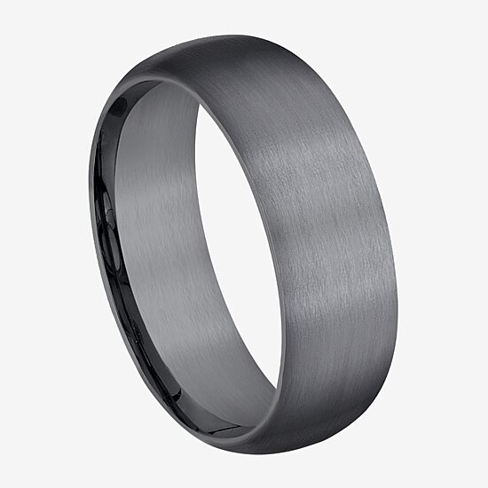 Mens 8MM Tantalum Wedding Band